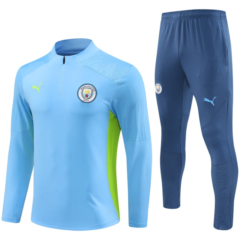 Ensemble d’entraînement bleu de Manchester City 2024/25