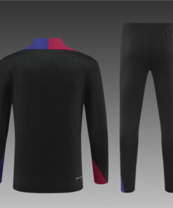 Ensemble d’entraînement pour enfants FC Barcelone noir 2024/25