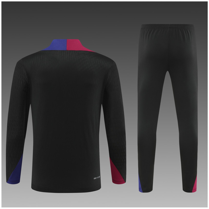 Ensemble d’entraînement pour enfants FC Barcelone noir 2024/25