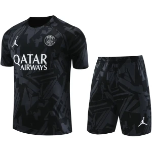 Ensemble d’entraînement court PSG x Jordan Noir 2023/24