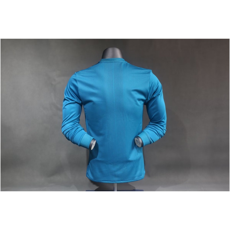 Maillot extérieur rétro authentique à manches longues Real Madrid 2017/18 – joueur