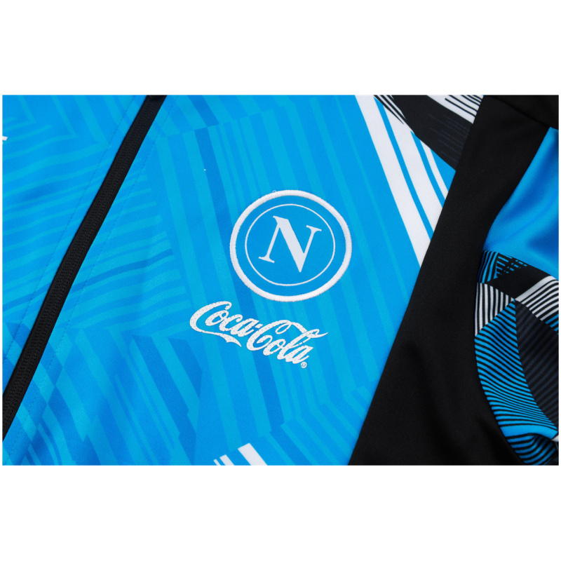 Ensemble de survêtement Napoli Veste + Pantalon Bleu Clair 2024/25