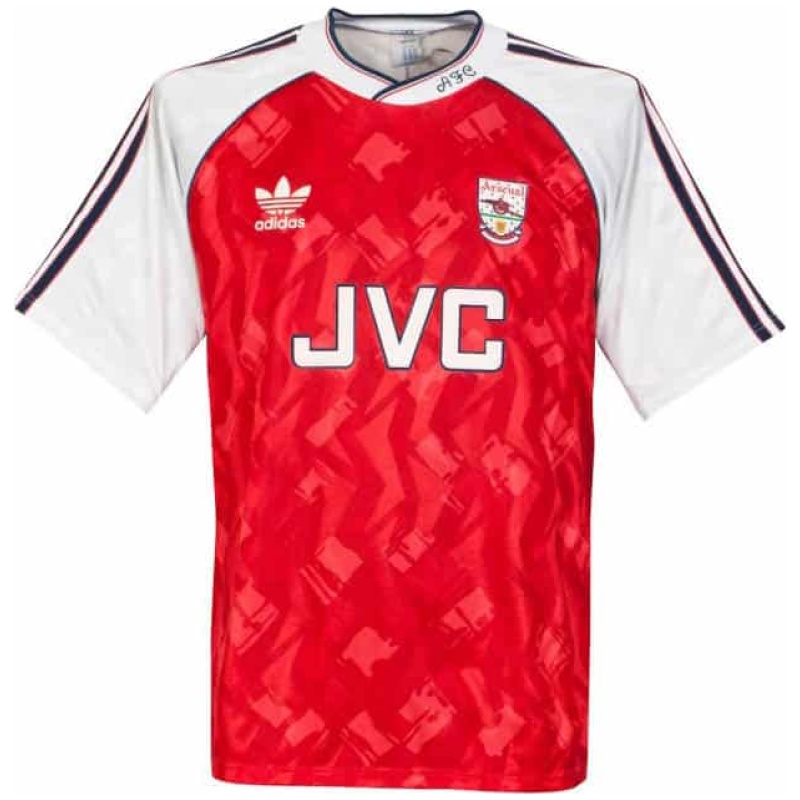 Maillot domicile rétro d’Arsenal 1990-1992