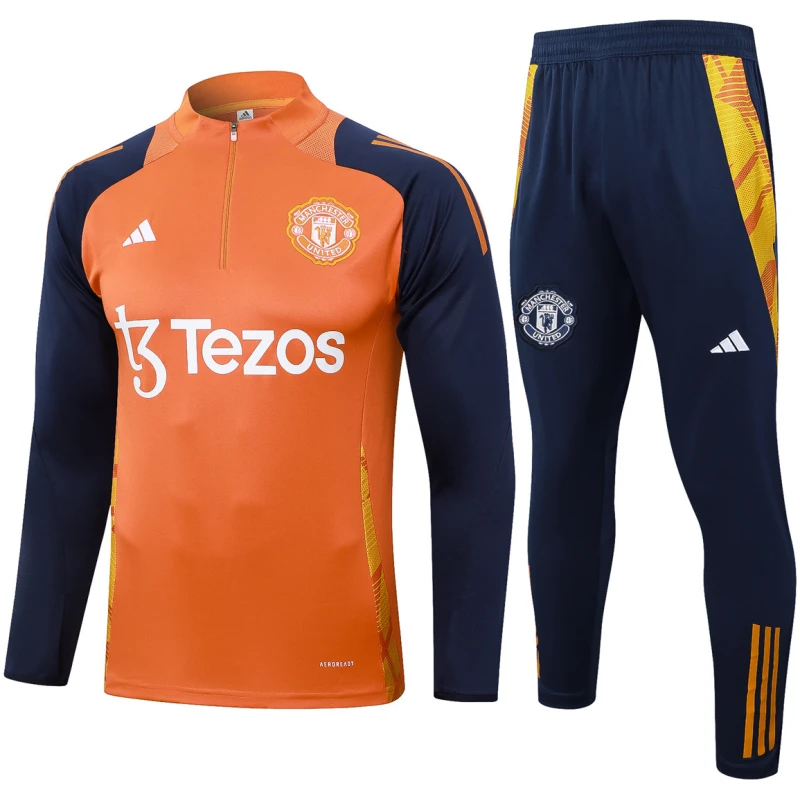 Survêtement d’entraînement Manchester United Orange 2024/25