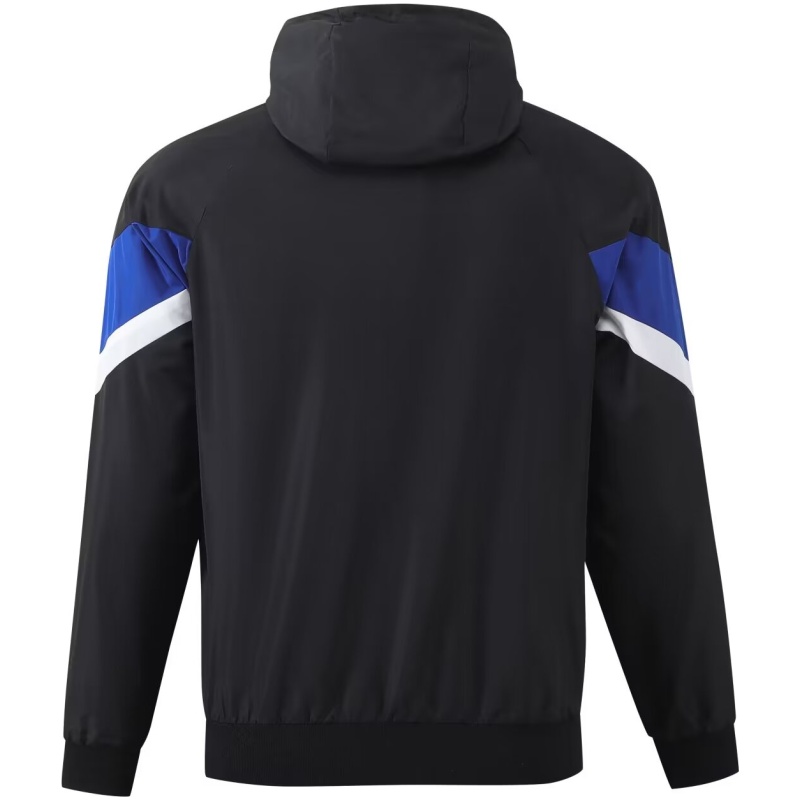 Veste coupe-vent toutes saisons Inter Milan noire 2024/25