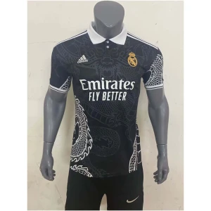 Maillot Édition Spéciale Dragon Noir Real Madrid 2023/24