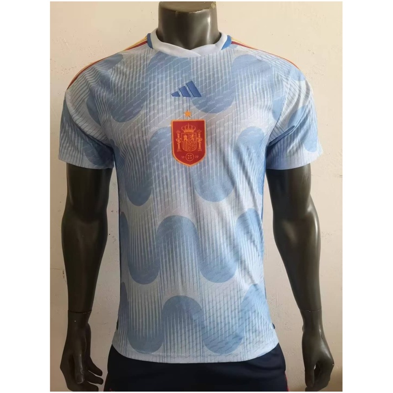Maillot extérieur authentique de l’Espagne Coupe du Monde de la FIFA Qatar 2022 – joueur