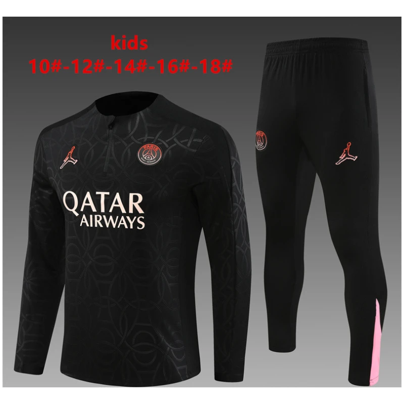 Survêtement d’entraînement PSG x Jordan pour enfants noir 2024/25