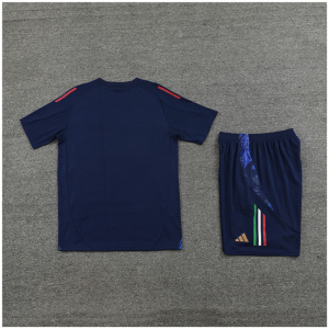 Ensemble d'Entraînement Court pour Enfants Italie Royal 2024