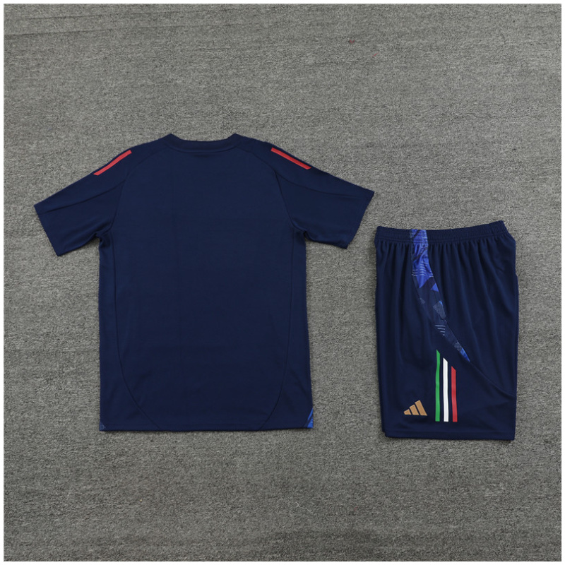 Ensemble d’Entraînement Court pour Enfants Italie Royal 2024