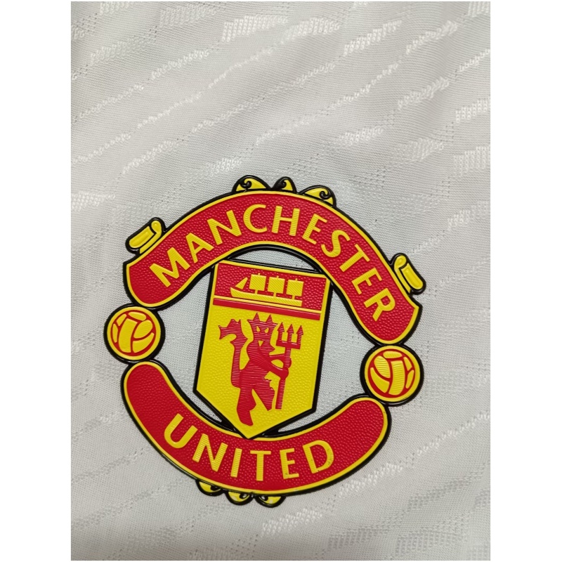 Shorts blancs authentiques domicile Manchester United 2023/24 – joueur