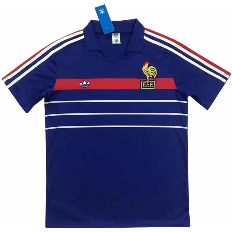 Maillot Domicile Rétro de la France 1984-1986