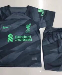 Maillot de Gardien Enfant Liverpool Noir 2023/24