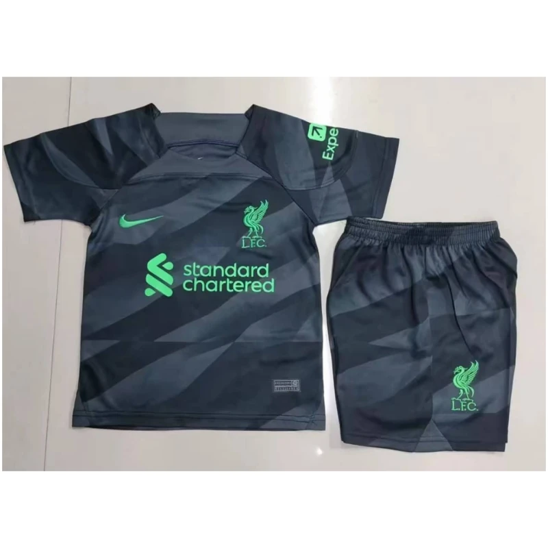 Maillot de Gardien Enfant Liverpool Noir 2023/24