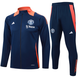 Ensemble de survêtement Manchester United Veste + Pantalon Royal 2024/25