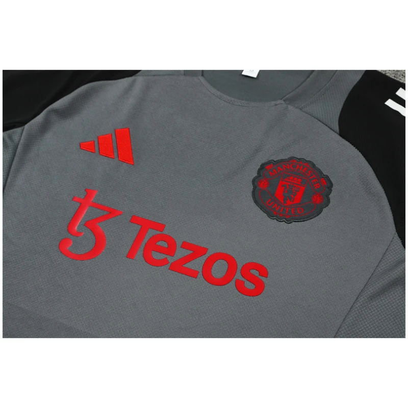 Tenue d’entraînement courte grise Manchester United 2024/25