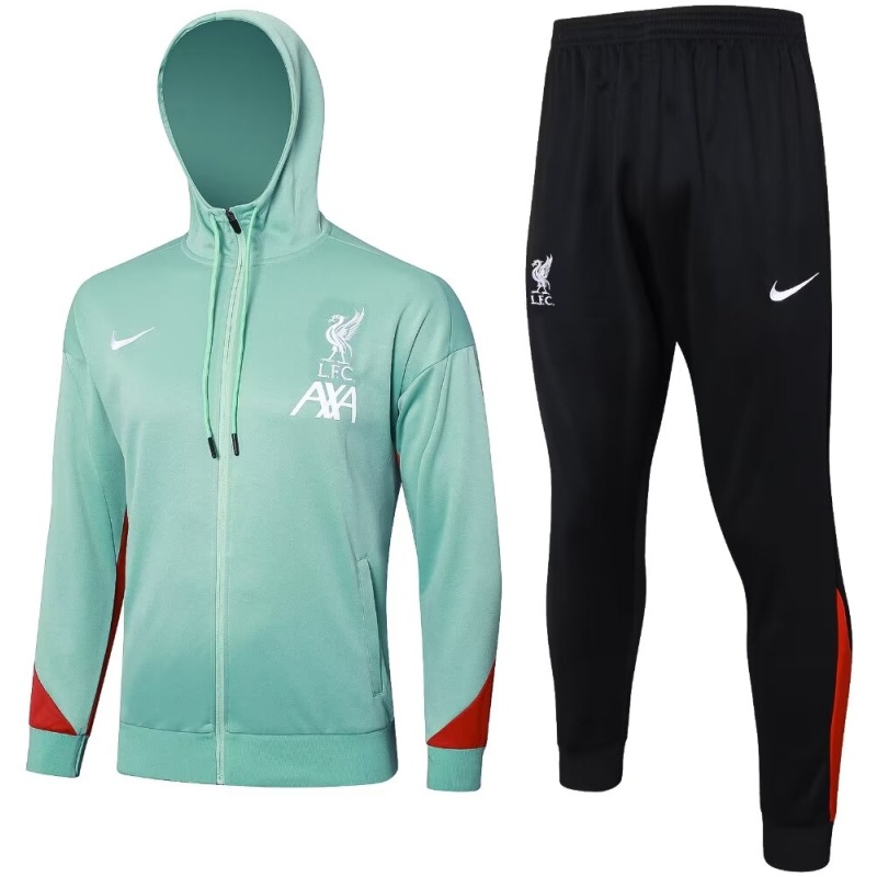 Survêtement Liverpool Veste à Capuche + Pantalon Entraînement Vert Clair 2024/25