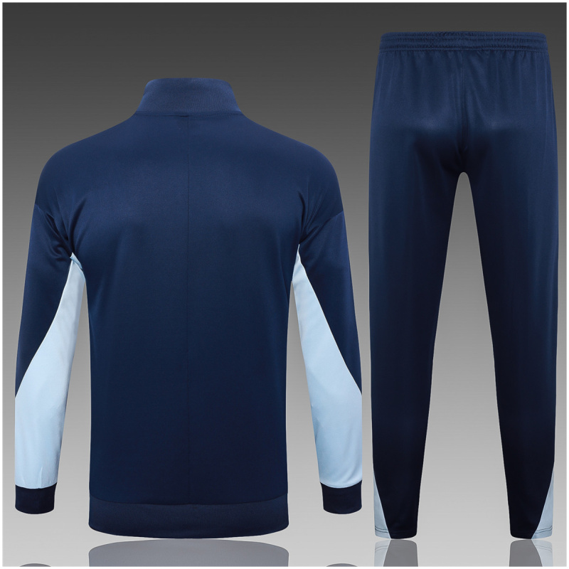 Ensemble d’entraînement pour enfants France, veste et pantalon, modèle Royal 2024