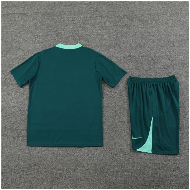 Tenue d’entraînement courte pour enfants Tottenham Hotspur verte 2024/25