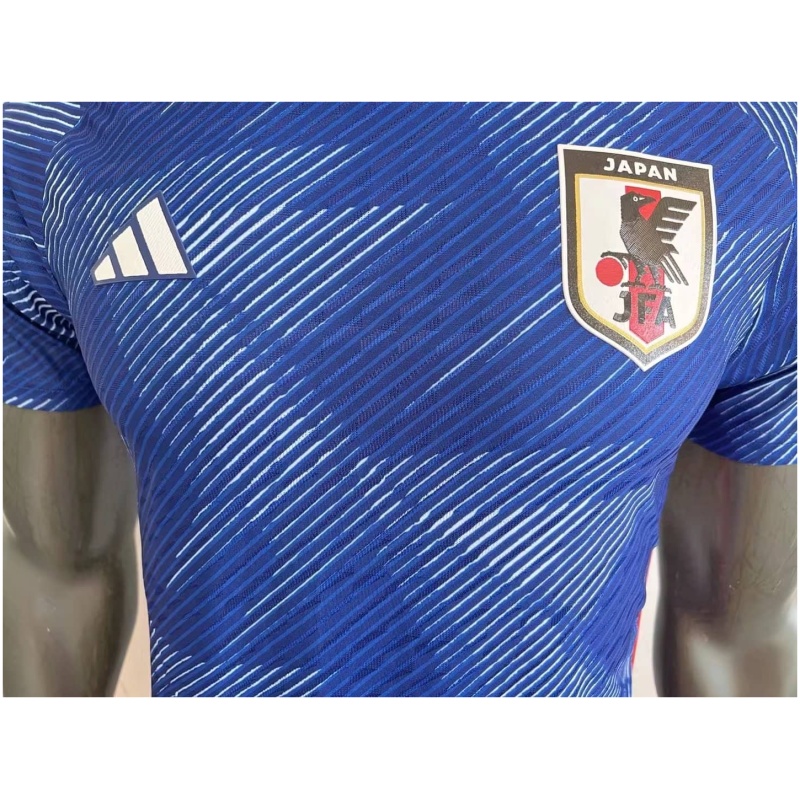 Maillot domicile authentique du Japon pour la Coupe du Monde de la FIFA 2022 au Qatar – joueur