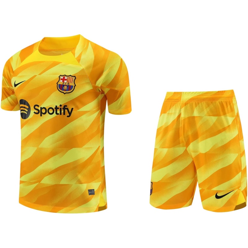 Costume jaune du gardien de but de Barcelone 2023/24