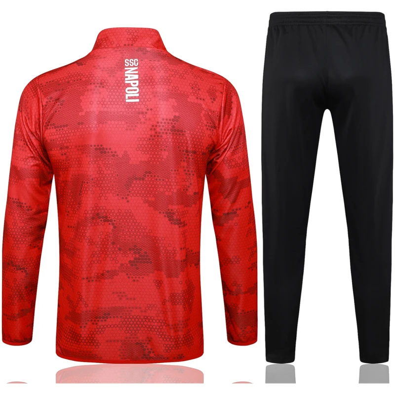 Ensemble d’entraînement Napoli Veste + Pantalon Rouge 2024/25