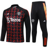 Tenue d’entraînement Manchester United Noir – Rouge 2024/25