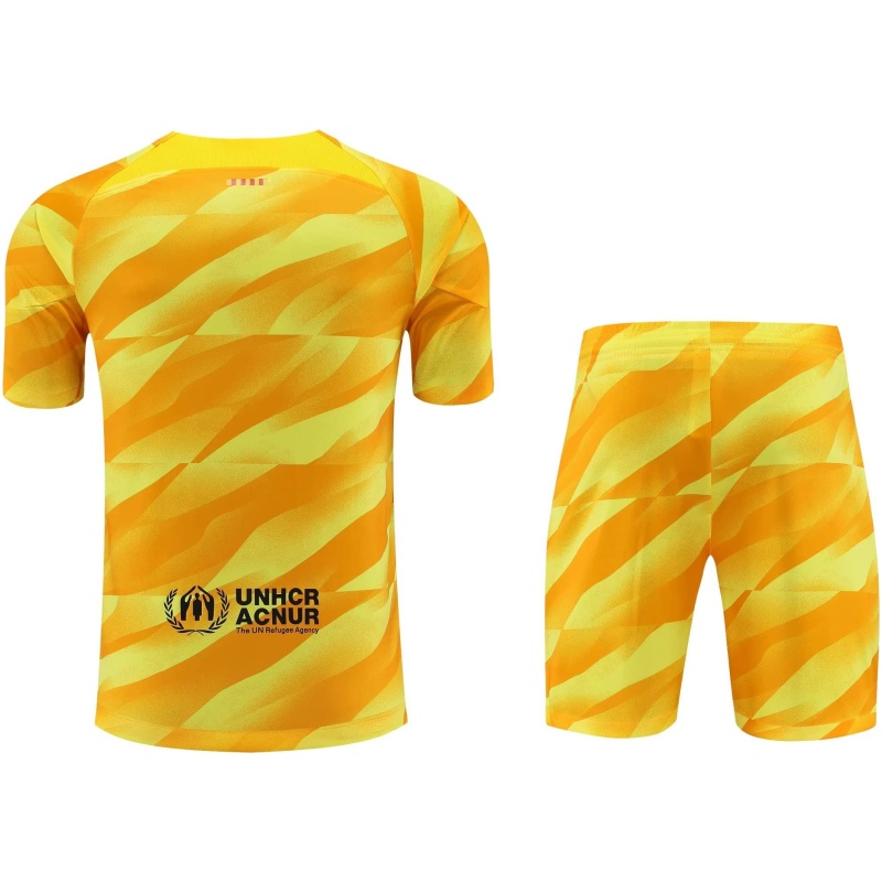 Costume jaune du gardien de but de Barcelone 2023/24