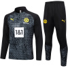 Survêtement d’entraînement Borussia Dortmund Noir Motif 2023/24