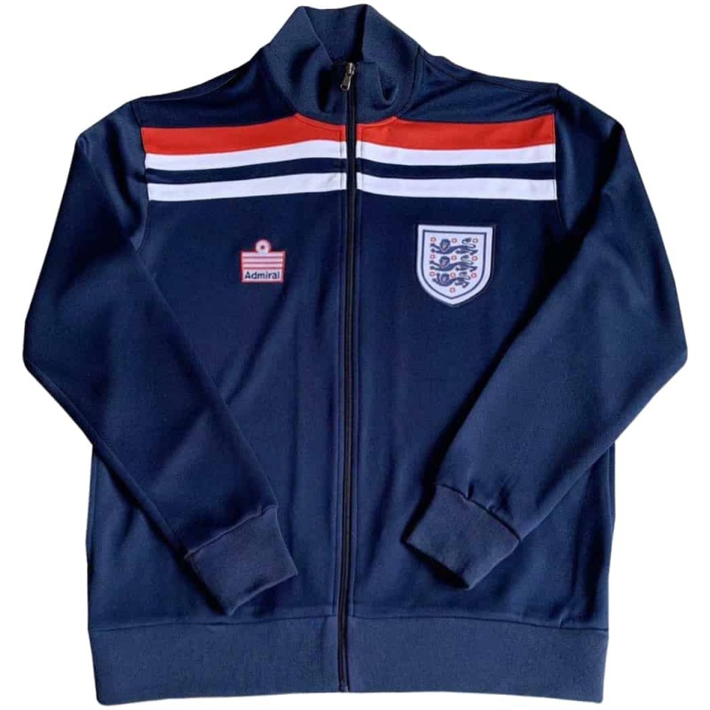 Veste Rétro Angleterre Bleue 1980