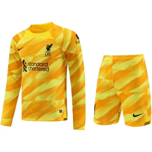 Maillot de Gardien Liverpool Jaune Manche Longue 2023/24