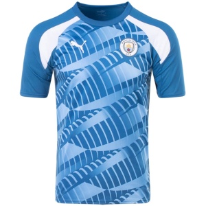 Maillot d’entraînement court de Manchester City bleu 2023/24