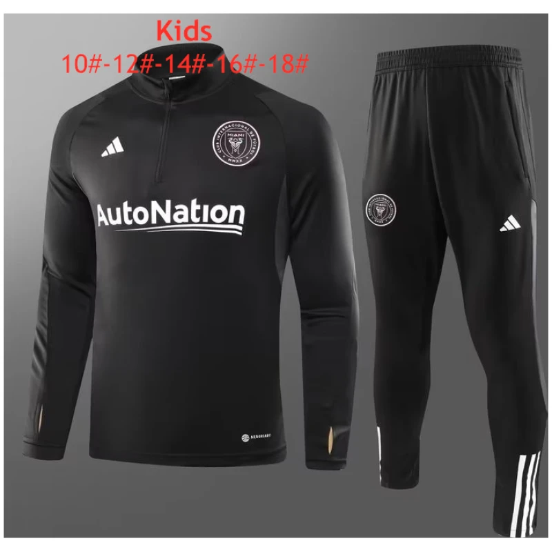 Ensemble d’entraînement enfants Inter Miami C.F. Noir 2023/24