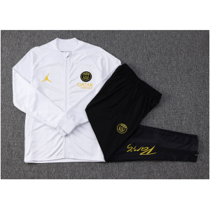 Ensemble de survêtement enfants PSG x Jordan veste + pantalon blanc 2023/24