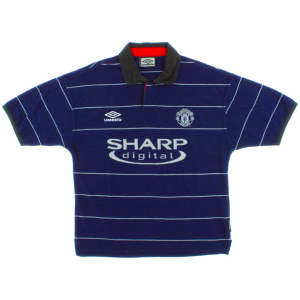 Maillot Extérieur Rétro de Manchester United 1999/2000