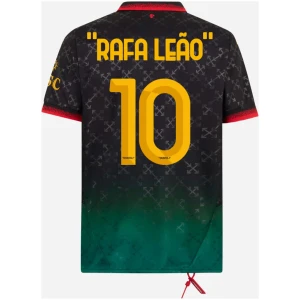Maillots Off-White x AC Milan PUMA 2025/26 Noir – Rafa Leão