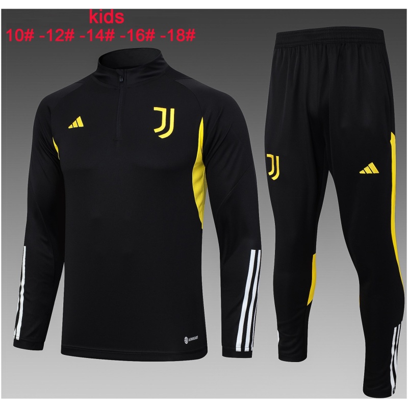 Survêtement d’entraînement pour enfants Juventus Noir 2023/24