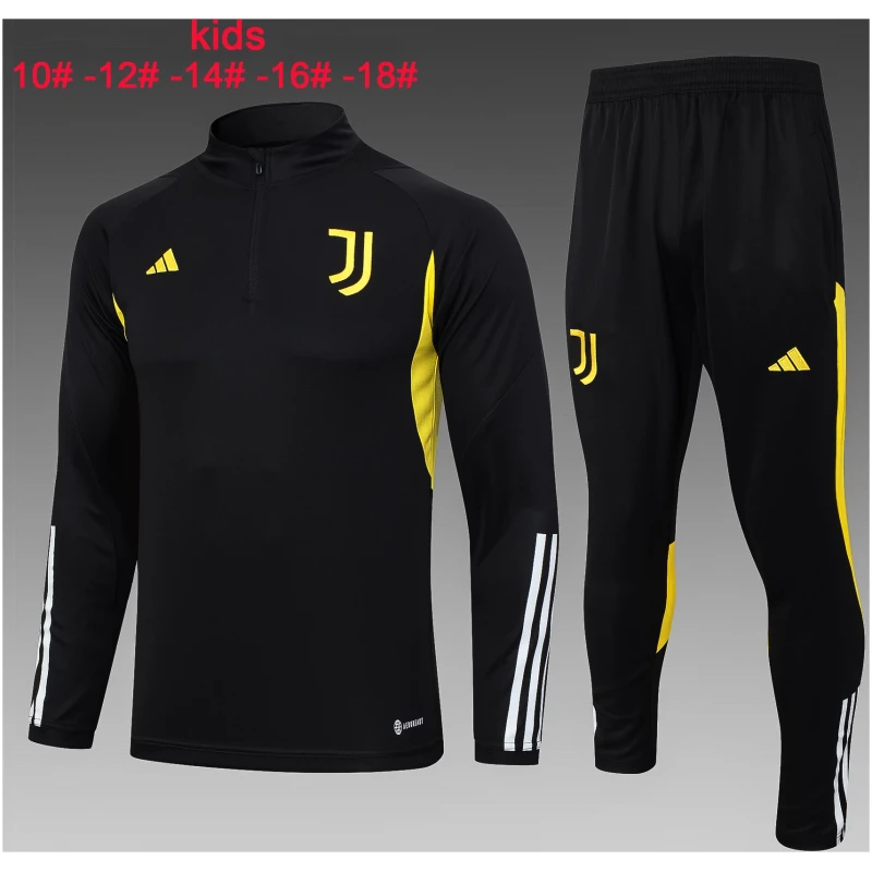 Survêtement d’entraînement pour enfants Juventus Noir 2023/24