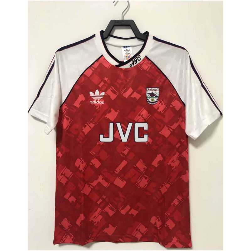 Maillot domicile rétro d’Arsenal 1990-1992