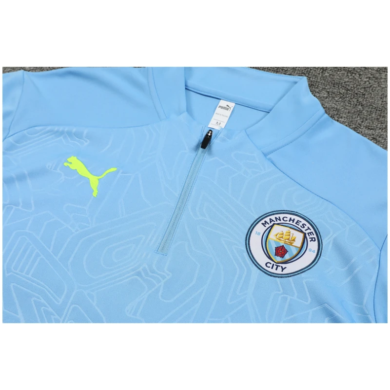 Ensemble d’entraînement bleu Manchester City 2024/25