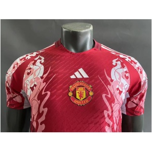 Maillot authentique spécial rouge Manchester United 2024/25 - joueur