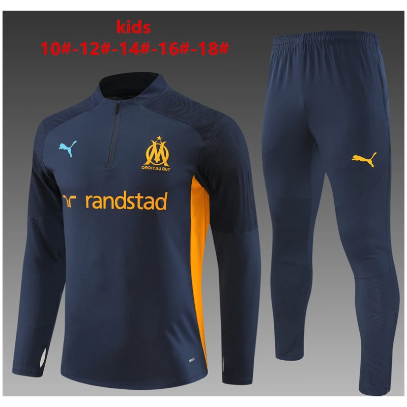 Ensemble d’entraînement Olympique de Marseille Enfants Royal 2024/25