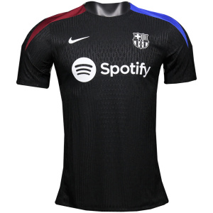 Maillot d’entraînement authentique pré-match Barcelona Noir 2024/25 – Joueur