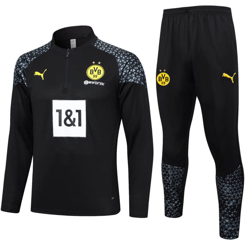 Survêtement d’entraînement Borussia Dortmund Noir 2023/24
