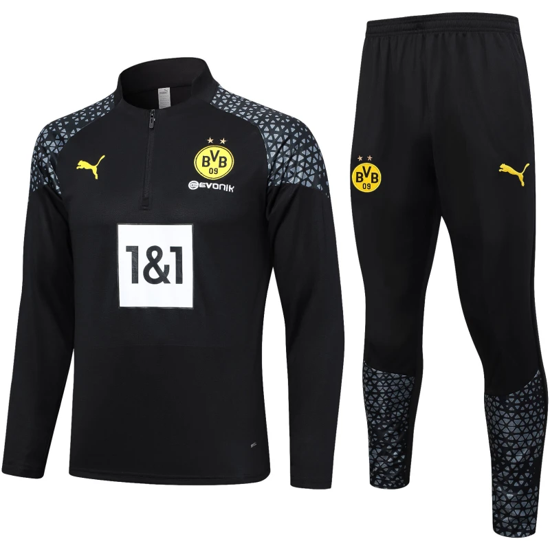 Survêtement d’entraînement Borussia Dortmund Noir 2023/24