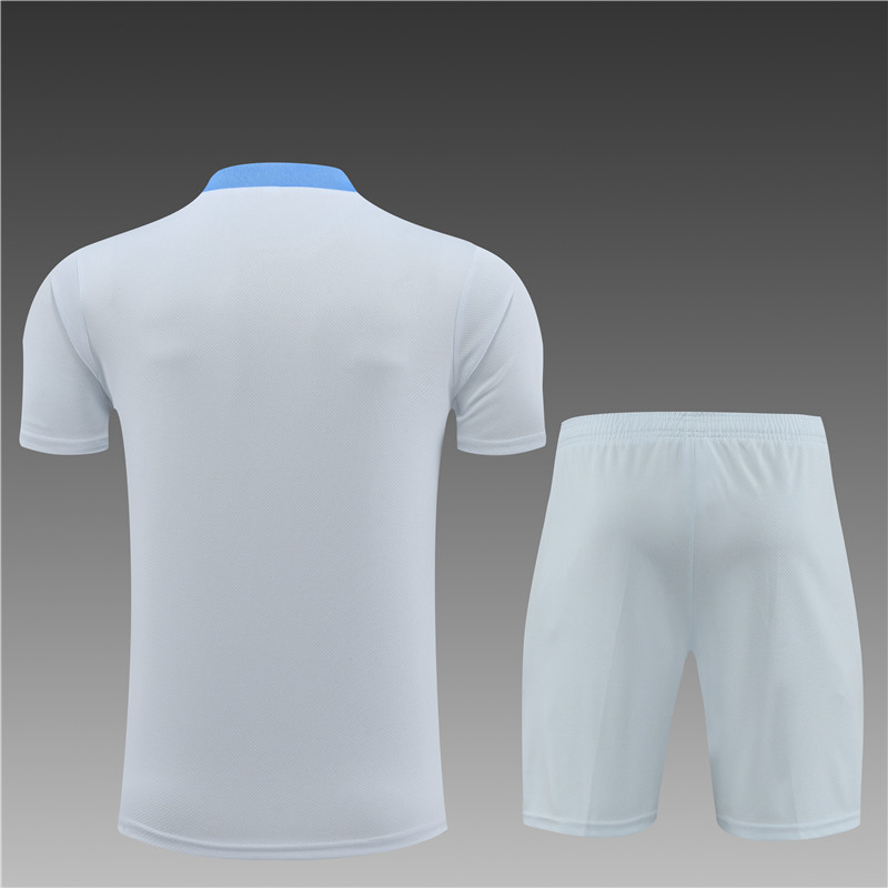 Tenue d’entraînement courte pour enfants Tottenham Hotspur gris clair 2024/25