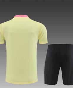Ensemble d’entraînement court enfant PSG jaune 2024/25