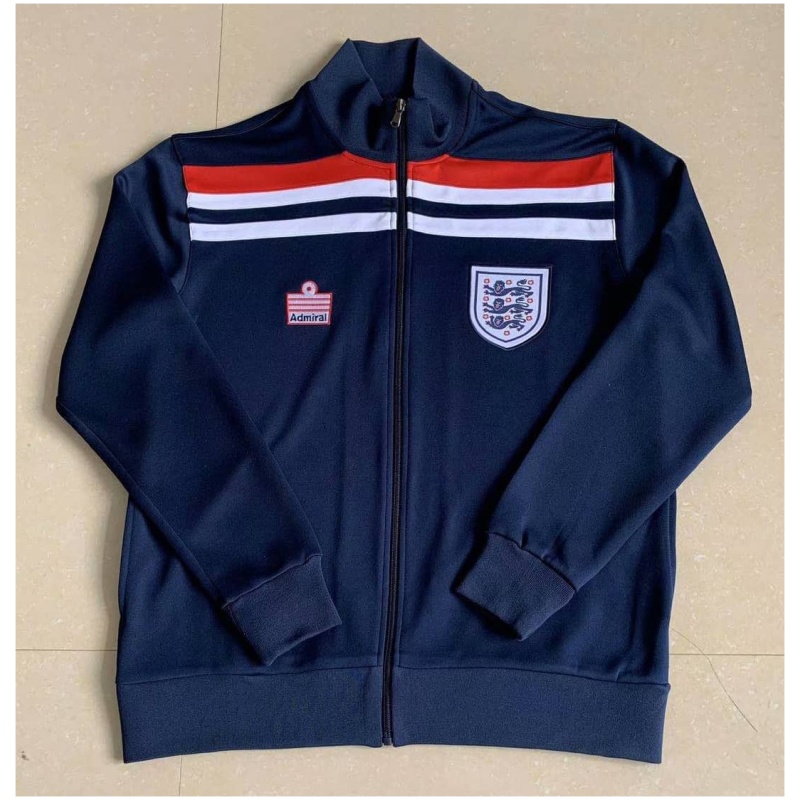 Veste Rétro Angleterre Bleue 1980