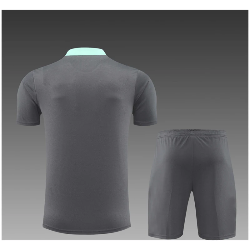 Maillot d’entraînement court PSG pour enfants gris 2024/25