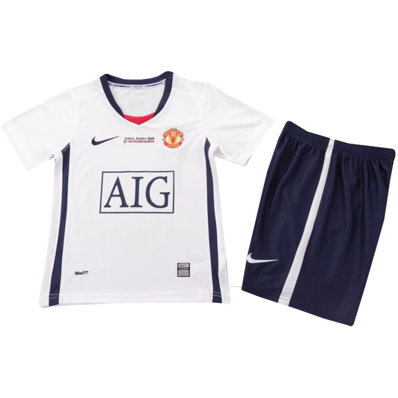 Maillot Enfant Rétro Manchester United Extérieur 2008/09